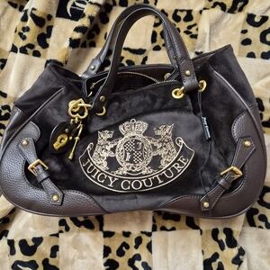 UK Juicy Couture Brown and Gold Women's Bag